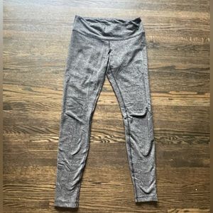 Lululemon leggings, Gray Black